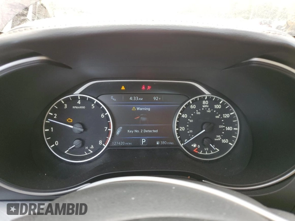 2016 Nissan Maxima SR with VIN 1N4AA6AP9GC447540, listed as a Copart auction lot 60861815 with 127,420 mi miles and Salvage title. Bid and sale history available at DreamBid. Image 9.