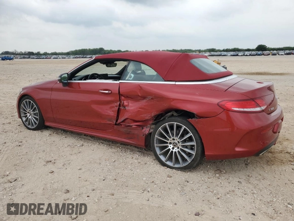 2018 Mercedes-Benz C 300 with VIN WDDWK4JB7JF714207, listed as a Copart auction lot 55471905 with 34,716 mi miles and Salvage title. Bid and sale history available at DreamBid. Image 2.