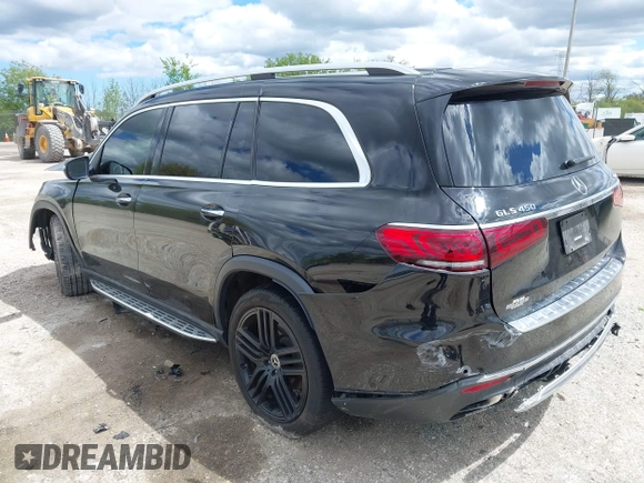 2021 Mercedes-Benz GLS 450 z VIN 4JGFF5KEXMA354814, wystawiony jako IAAI lot #42351625 z przebiegiem 89 136 mil mil oraz . Historia ofert i sprzedaży dostępna na DreamBid. Obrazek 3.