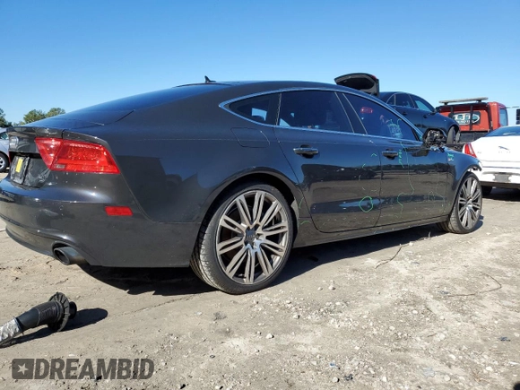 2015 Audi A7 Premium Plus with VIN WAUWGAFC1FN029061, listed as a Copart auction lot 88324805 with 91,038 mi miles and Salvage title. Bid and sale history available at DreamBid. Image 3.