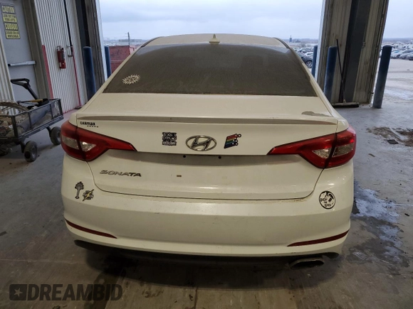 2017 Hyundai Sonata SE with VIN 5NPE24AFXHH544532, listed as a Copart auction lot 87716015 with 92,091 mi miles and Salvage Title. Bid and sale history available at DreamBid. Image 6.