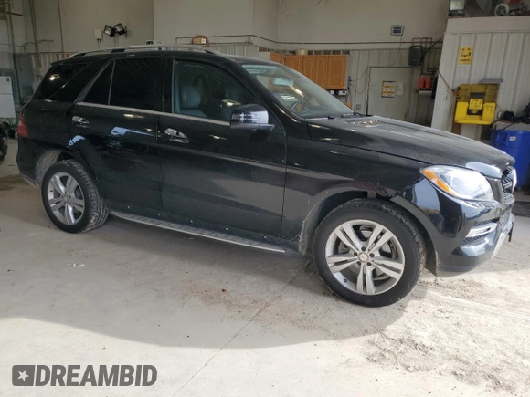 2013 Mercedes-Benz M ML 350 with VIN 4JGDA5HB6DA171820, listed as a Copart auction lot 47436725 with 117,076 mi miles and Salvage Title. Bid and sale history available at carsss.com. Image 4.