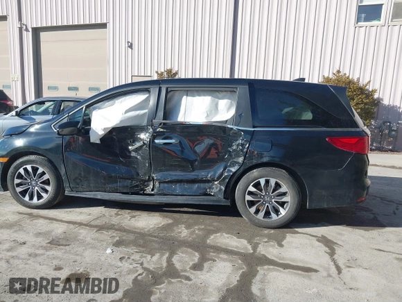 2024 Honda Odyssey EX-L with VIN 5FNRL6H68RB018609, listed as a IAAI auction lot 41660751 with 15,439 mi miles and . Bid and sale history available at DreamBid. Image 14.