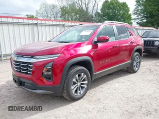 2025 Chevrolet Equinox AWD LT with VIN 3GNAXPEGXSL209502, listed as a IAAI auction lot 41885681 with 9,064 mi miles. Bid and sale history available at carsss.com. Image 2.