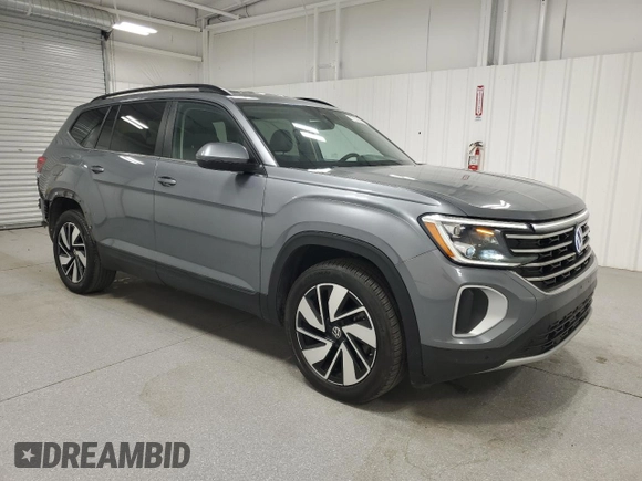 2024 Volkswagen Atlas SE с VIN 1V2HR2CA9RC539042, выставлен на аукционе Copart как лот 66303365 с пробегом 37 701 миль миль и Чистый • Clean title. История ставок и продаж доступна на DreamBid. Изображение 4.