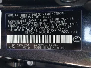 2021 Lexus ES 300h z VIN 58ADA1C11MU009897, wystawiony jako IAAI lot #42131776 z przebiegiem 28 460 mil mil oraz . Historia ofert i sprzedaży dostępna na DreamBid. Obrazek 9.