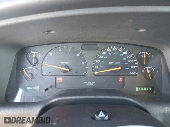 2001 Dodge Durango z VIN 1B4HS28Z61F579891, wystawiony jako Copart lot #80510284 z przebiegiem 186 180 mil mil oraz Czysty tytuł • Clean title. Historia ofert i sprzedaży dostępna na DreamBid. Obrazek 9.