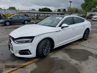 2019 Audi A5 Sportback Premium Plus with VIN WAUBNCF57KA044702, listed as a Copart auction lot 49430844 with 22,466 mi miles. Bid and sale history available at carsss.com. Image 1.