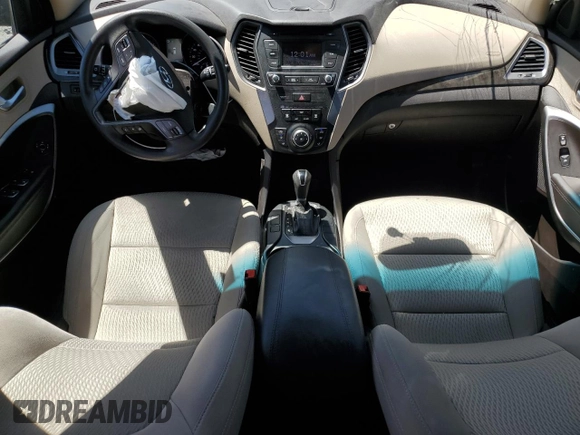 2017 Hyundai Santa Fe 2.4L with VIN 5XYZTDLB4HG428937, listed as a Copart auction lot 58637205 with 76,872 mi miles and Salvage title. Bid and sale history available at DreamBid. Image 8.