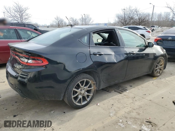 2014 Dodge Dart SXT with VIN 1C3CDFBB9ED708318, listed as a Copart auction lot 41761725 with 114,751 mi miles and Salvage Title. Bid and sale history available at carsss.com. Image 3.