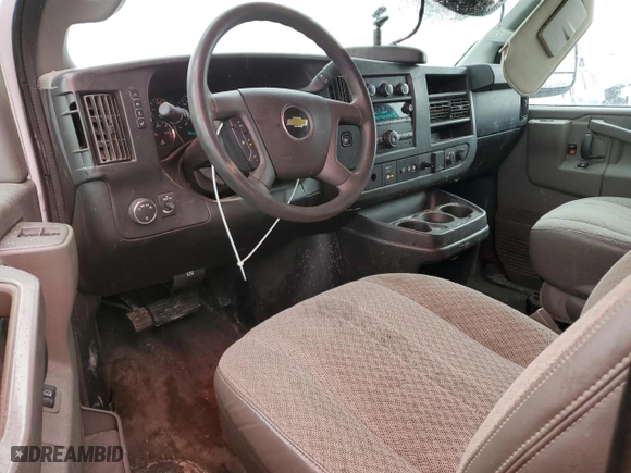 2017 Chevrolet Express Passenger LT with VIN 1GAZGPFF7H1225215, listed as a Copart auction lot 47135935 with 161,084 mi miles and Salvage Title. Bid and sale history available at carsss.com. Image 8.
