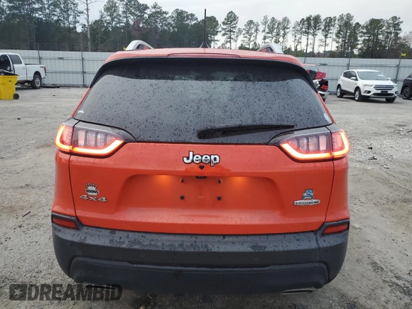 2021 Jeep Cherokee 80th Anniversary with VIN 1C4PJMMX5MD170394, listed as a Copart auction lot 82300344 with 66,665 mi miles and Salvage title. Bid and sale history available at DreamBid. Image 6.