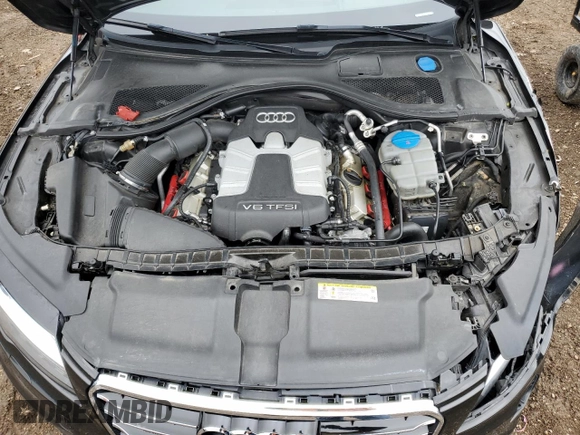 2012 Audi A7 Prestige with VIN WAUSGAFC0CN004453, listed as a Copart auction lot 54923205 with 217,544 mi miles and Salvage title. Bid and sale history available at DreamBid. Image 11.