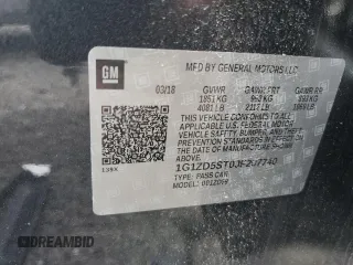 2018 Chevrolet Malibu LT z VIN 1G1ZD5ST0JF207740, wystawiony jako Copart lot #50190365 z przebiegiem 68 464 mil mil oraz Szkoda całkowita • Salvage title. Historia ofert i sprzedaży dostępna na DreamBid. Obrazek 12.