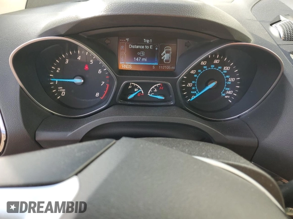 2015 Ford Escape Titanium with VIN 1FMCU9J93FUA28794, listed as a Copart auction lot 50655305 with 112,105 mi miles and Salvage title. Bid and sale history available at DreamBid. Image 9.