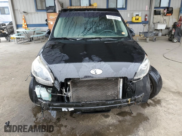 2012 Kia Soul + with VIN KNDJT2A60C7374971, listed as a Copart auction lot 53370265 with 169,608 mi miles and Salvage Title. Bid and sale history available at DreamBid. Image 5.