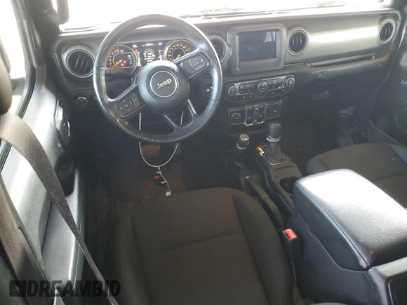2022 Jeep Gladiator Texas Trail with VIN 1C6HJTAG5NL121505, listed as a Copart auction lot 57037625 with 55,091 mi miles and Salvage title. Bid and sale history available at DreamBid. Image 8.
