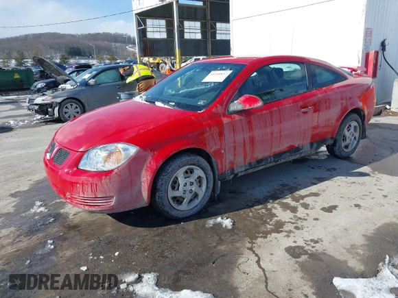2008 Pontiac G5 with VIN 1G2AL18F087183904, listed as a IAAI auction lot 41540837 with 217,531 mi miles. Bid and sale history available at carsss.com. Image 2.