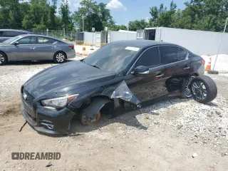 2017 Infiniti Q50 Premium with VIN JN1EV7AR5HM840912, listed as a Copart auction lot 62542865 with 94,787 mi miles and Clean title. Bid and sale history available at DreamBid. Image 1.