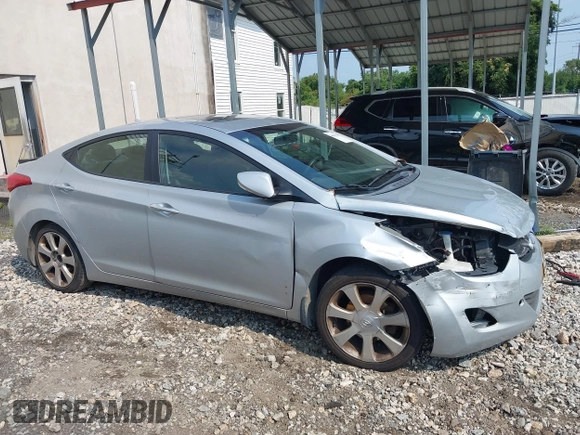 2013 Hyundai Elantra Limited with VIN 5NPDH4AE9DH152427, listed as a IAAI auction lot 40043156 with 130,024 mi miles and . Bid and sale history available at DreamBid. Image 13.