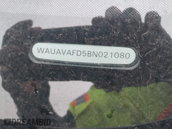2011 Audi A8 with VIN WAUAVAFD5BN021080, listed as a IAAI auction lot 41223418 with 80,538 mi miles and . Bid and sale history available at DreamBid. Image 9.