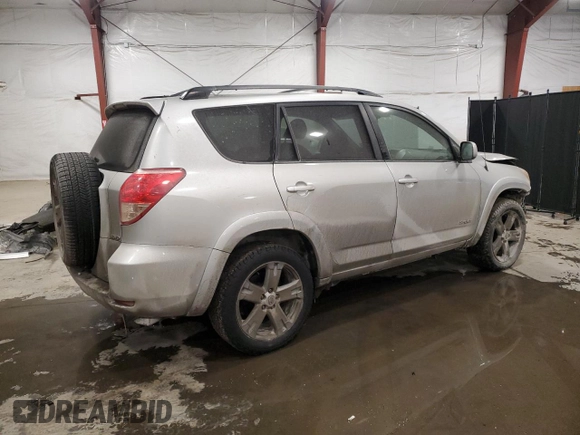 2007 Toyota RAV4 Sport with VIN JTMBD32V775113674, listed as a Copart auction lot 46236255 with 176,795 mi miles and Salvage Title. Bid and sale history available at carsss.com. Image 3.