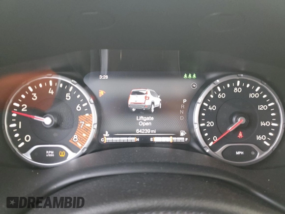 2019 Jeep Renegade Trailhawk z VIN ZACNJBC19KPK06415, wystawiony jako Copart lot #41493805 z przebiegiem 64 239 mil mil oraz Szkoda całkowita • Salvage title. Historia ofert i sprzedaży dostępna na DreamBid. Obrazek 9.
