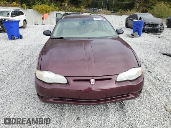 2003 Chevrolet Monte Carlo SS with VIN 2G1WX12K139345227, listed as a Copart auction lot 74291314 with 130,606 mi miles and Salvage Title. Bid and sale history available at carsss.com. Image 5.