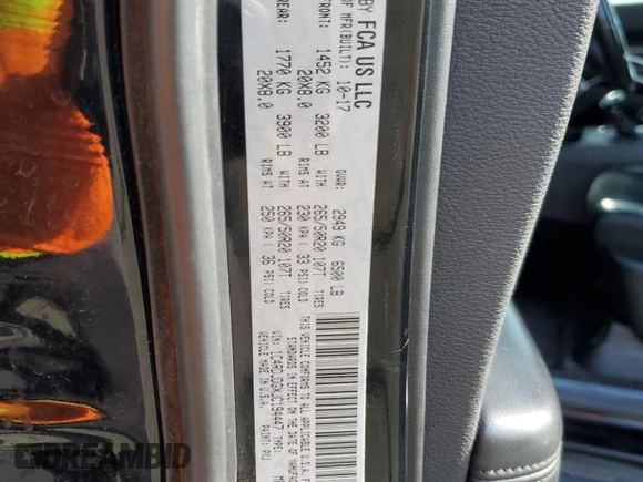 2018 Dodge Durango GT with VIN 1C4RDJDGXJC194447, listed as a Copart auction lot 85599944 with 168,194 mi miles and Salvage Title. Bid and sale history available at DreamBid. Image 13.