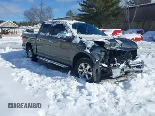 2018 Ford F-150 XL with VIN 1FTEW1EP3JFC07187, listed as a IAAI auction lot 41589178 with 124,305 mi miles. Bid and sale history available at carsss.com. Image 1.