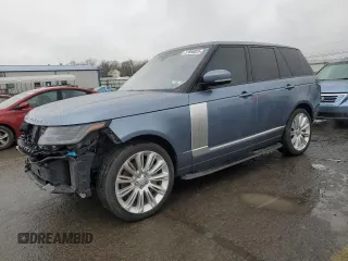 2018 Land Rover Range Rover HSE with VIN SALGS2SVXJA508865, listed as a Copart auction lot 51896025 with 59,674 mi miles and Salvage title. Bid and sale history available at DreamBid. Image 1.