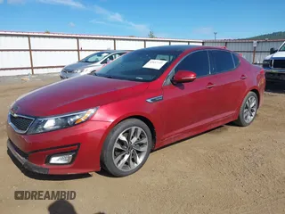 2015 Kia Optima SX Turbo with VIN 5XXGR4A64FG393524, listed as a IAAI auction lot 42617421 with 93,448 mi miles and . Bid and sale history available at DreamBid. Image 2.
