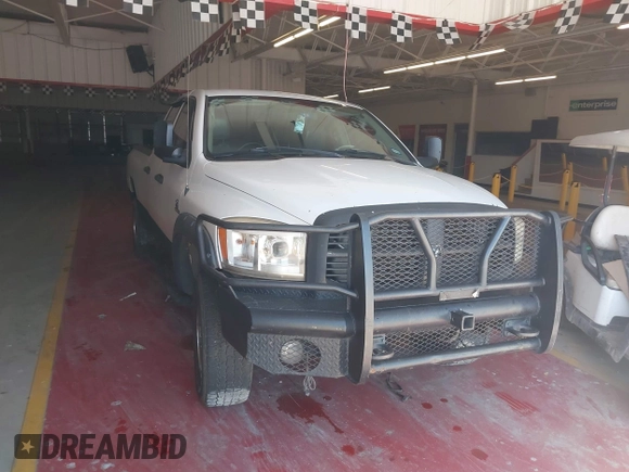 2007 Dodge Ram 2500 SLT with VIN 3D7KS28C57G748610, listed as a IAAI auction lot 41703423 with 1 mi miles. Bid and sale history available at carsss.com. Image 1.