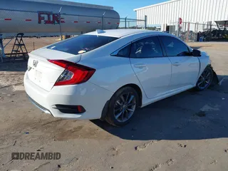 2021 Honda Civic Sedan EX-L with VIN 2HGFC1F72MH705025, listed as a IAAI auction lot 40921006 with 81,043 mi miles. Bid and sale history available at carsss.com. Image 4.