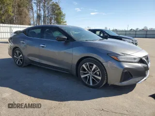 2020 Nissan Maxima S with VIN 1N4AA6BV9LC384558, listed as a Copart auction lot 45651415 with 44,664 mi miles and Salvage title. Bid and sale history available at DreamBid. Image 4.
