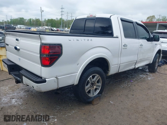 2011 Ford F-150 Lariat with VIN 1FTFW1E6XBFA51159, listed as a IAAI auction lot 41818515 with 178,611 mi miles. Bid and sale history available at carsss.com. Image 4.