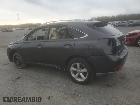 2010 Lexus RX 350 with VIN 2T2BK1BA6AC062908, listed as a Copart auction lot 52739005 with 124,793 mi miles and Salvage Title. Bid and sale history available at DreamBid. Image 2.