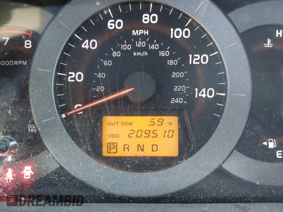 2008 Toyota RAV4 Ltd with VIN JTMBK31V785066137, listed as a IAAI auction lot 41721036 with 209,510 mi miles. Bid and sale history available at carsss.com. Image 15.
