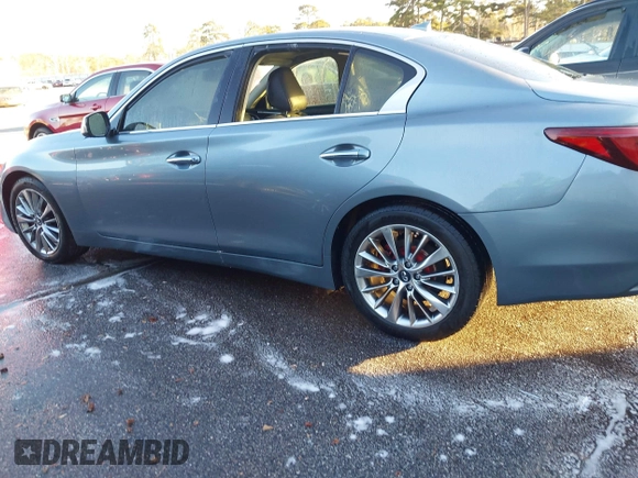 2018 Infiniti Q50 Sport z VIN JN1EV7AP1JM359110, wystawiony jako IAAI lot #41261129 z przebiegiem 164 675 mil mil oraz . Historia ofert i sprzedaży dostępna na DreamBid. Obrazek 14.