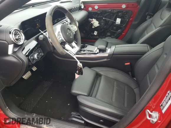 2021 Mercedes-Benz CLA 45 AMG with VIN W1K5J5DB5MN175502, listed as a Copart auction lot 45331254 with 21,365 mi miles and Clean Title. Bid and sale history available at DreamBid. Image 7.