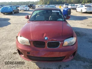 2013 BMW 1 Series 128i with VIN WBAUL7C51DVU08389, listed as a Copart auction lot 80650834 with 63,643 mi miles and Salvage title. Bid and sale history available at DreamBid. Image 5.