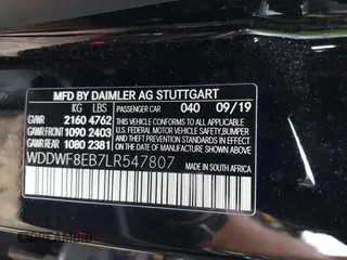2020 Mercedes-Benz C 300 with VIN WDDWF8EB7LR547807, listed as a IAAI auction lot 42603171 with 16,441 mi miles and . Bid and sale history available at DreamBid. Image 9.