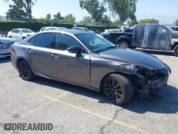 2015 Lexus IS 250 with VIN JTHBF1D23F5080235, listed as a IAAI auction lot 42482379 with 119,640 mi miles and . Bid and sale history available at DreamBid. Image 1.