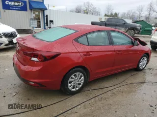 2020 Hyundai Elantra SE with VIN KMHD74LF3LU041851, listed as a Copart auction lot 47955305 with 44,637 mi miles and Non Repairable. Bid and sale history available at carsss.com. Image 3.