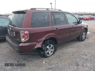 2007 Honda Pilot EX-L with VIN 2HKYF18687H512182, listed as a IAAI auction lot 41898954 with 181,701 mi miles and . Bid and sale history available at DreamBid. Image 4.