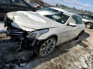 2018 Cadillac CT6 AWD z VIN 1G6KB5RS9JU117254, wystawiony jako Copart lot #87812415 z przebiegiem Nie podano mil oraz Szkoda całkowita • Salvage title. Historia ofert i sprzedaży dostępna na DreamBid. Obrazek 1.