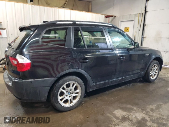 2004 BMW X3 2.5i with VIN WBXPA73484WC42708, listed as a Copart auction lot 50508095 with 262,417 mi miles and Salvage Title. Bid and sale history available at DreamBid. Image 3.