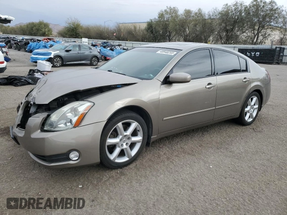 2006 Nissan Maxima 3.5 SL with VIN 1N4BA41E96C800624, listed as a Copart auction lot 48940255 with 0 mi miles and Salvage Title. Bid and sale history available at carsss.com. Image 1.