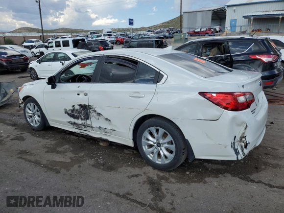 2016 Subaru Legacy Premium z VIN 4S3BNBC61G3050923, wystawiony jako Copart lot #66814874 z przebiegiem Nie podano mil oraz Szkoda całkowita • Salvage title. Historia ofert i sprzedaży dostępna na DreamBid. Obrazek 2.