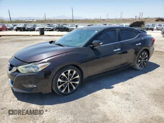 2016 Nissan Maxima SR z VIN 1N4AA6AP0GC417617, wystawiony jako Copart lot #57681865 z przebiegiem 110 880 mil mil oraz Szkoda całkowita • Salvage title. Historia ofert i sprzedaży dostępna na DreamBid. Obrazek 1.